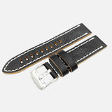 Almaz - Leather strap #258 (black)
