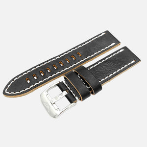 Almaz - Leather strap #258 (black)