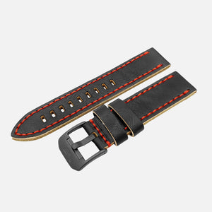 Almaz - Leather strap #260 (black)