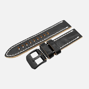 Almaz - Leather strap #257 (black)