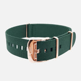 Almaz - Textile strap #265 (green)