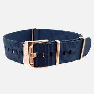 Almaz - Textile strap #262 (dark blue)