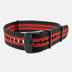 Almaz - Textile strap #260 (red)