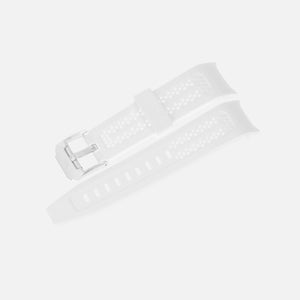 Atomic Age - Silicon strap #703 (white ss buckle)