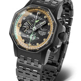 Atomic Age - Black PVD Steel Solid Bracelet