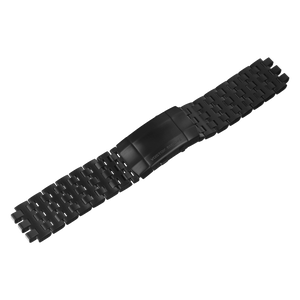 Atomic Age - Black PVD Steel Solid Bracelet