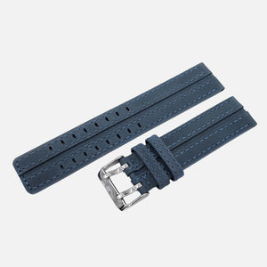 Expedition (North Pole1) - Leather strap #557 (blue) 43mm