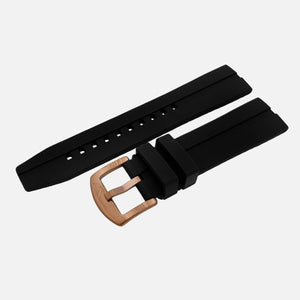 Expedition (North Pole1) - Silicone strap #266 (black) 43mm
