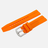 Expedition (North Pole1) - Silicone strap #263 (orange) 43mm