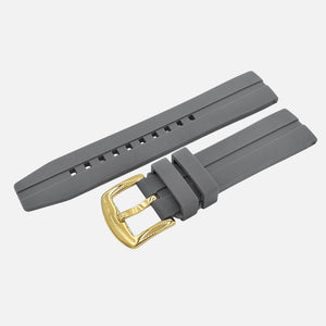 Expedition (North Pole1) - Silicone strap #521 (grey) 43mm