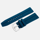 Expedition (North Pole1) - Silicone strap #561 (blue) 43mm