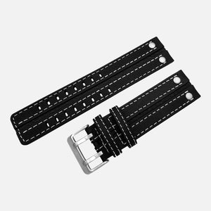 Expedition (North Pole1) - Leather strap #639 (black) 47mm