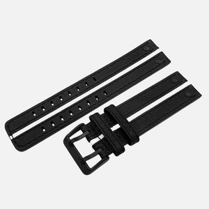 Expedition (North Pole1) - Leather strap #4199 (black) 47mm