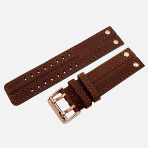 Expedition (North Pole1) - Leather strap #645 (brown) 47mm