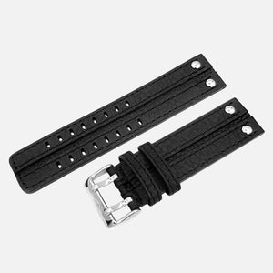 Expedition (North Pole1) - Leather strap #642 (black) 47mm
