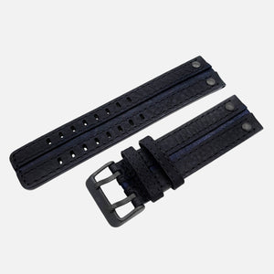 Expedition (North Pole1) - Leather strap #547 (black) 47mm