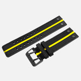 Expedition (North Pole1) - Leather strap #349 (black) 47mm