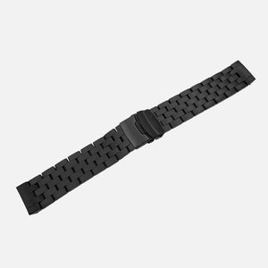 Expedition (North Pole1) - Stainless steel metal bracelet, black pvd #640 (47mm)