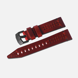 N1 Rocket - Leather strap #714 (red)