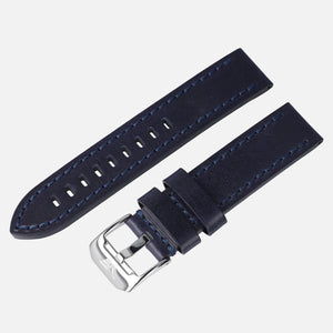Space Race - Leather strap #742 (blue)