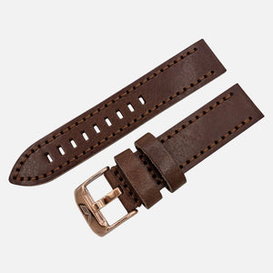 Space Race - Leather strap #664 (brown)