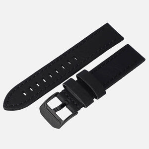 Space Race - Leather strap #446 (black b)
