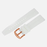 Space Race - Silicon strap luma (white gold)