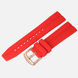 Space Race - Silicon strap #258 (red gold)