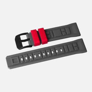 Systema Periodicum - Silicon strap #721 black pvd