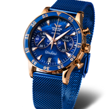 Undiné - Blue PVD Mesh Bracelet