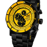Lunokhod YM86-620C504 Set with the Black PVD Stainless Steel Solid bracelet