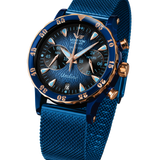 Undiné - Blue PVD Mesh Bracelet