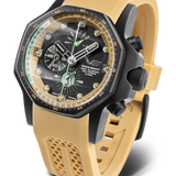 Oppenheimer YM86-640C697 Set with Integrated Black PVD Stainless Steel Solid Bracelet